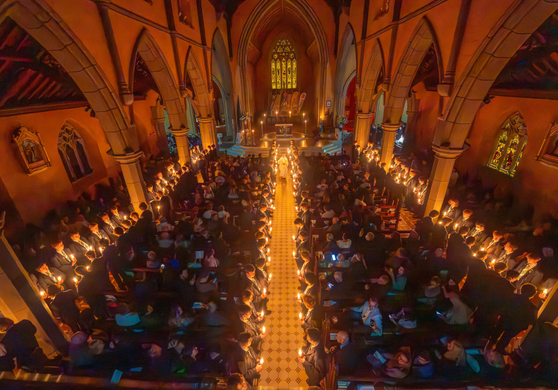 St Patrick's College's Year 12 Thanksgiving Mass at St Patrick's Cathedral.